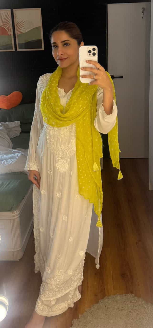 Pure Modal Kurta Bottom Set – Worn by Celebrity Kamya Punjabi & Jia Mustafa