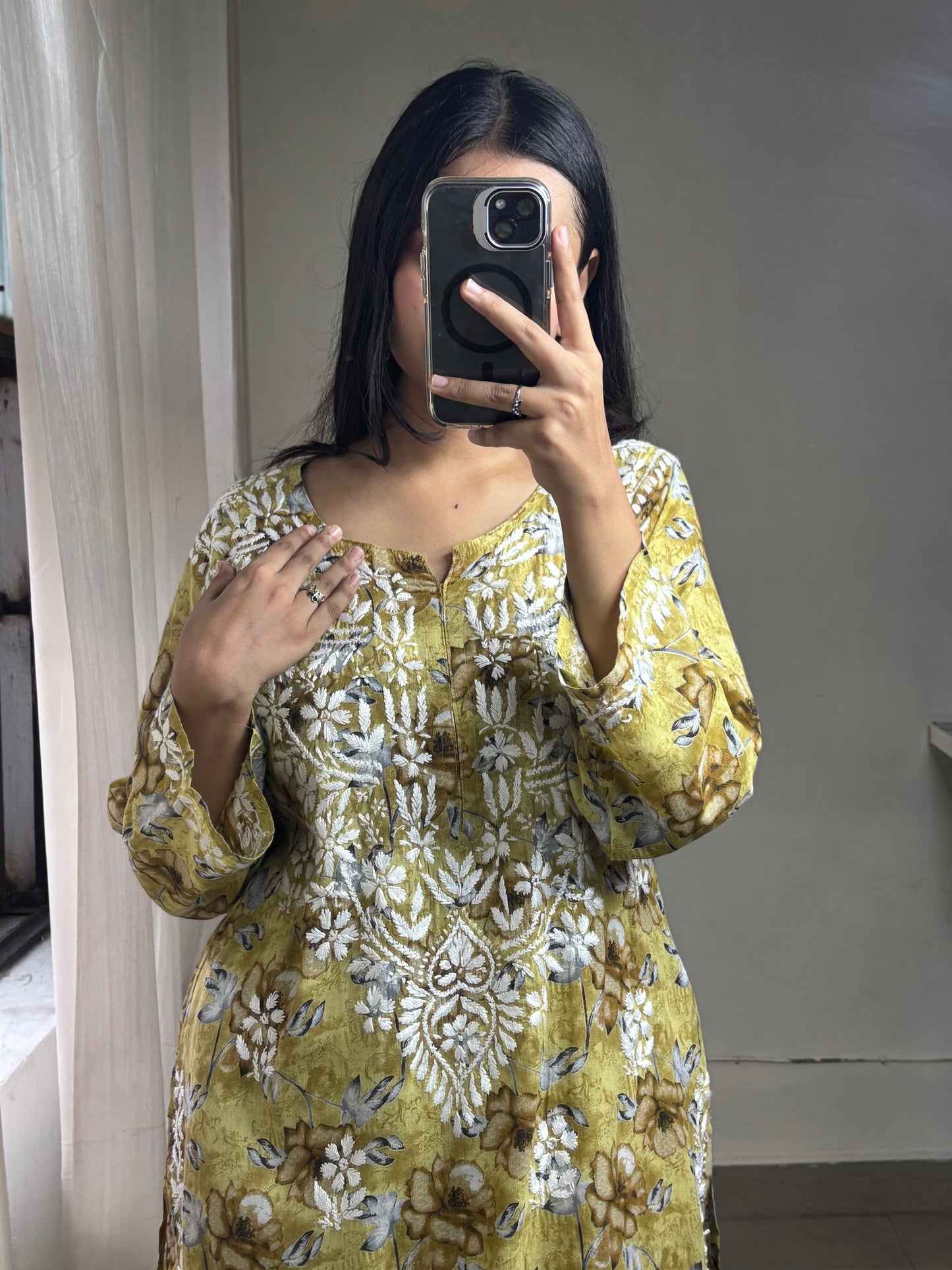 Aira | Chikankari Coord Set – Pure Mul Cotton