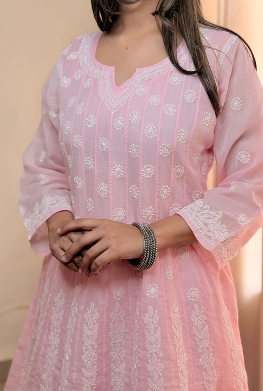 Inaya – Pure Voile Chikankari Anarkali