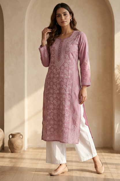 Summer Garden- Lukhnavi Kurta