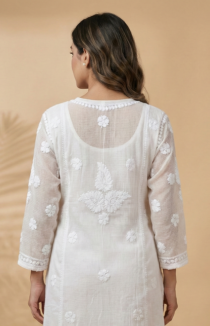 Aira-Pure Kota Doria Angarkha with inner